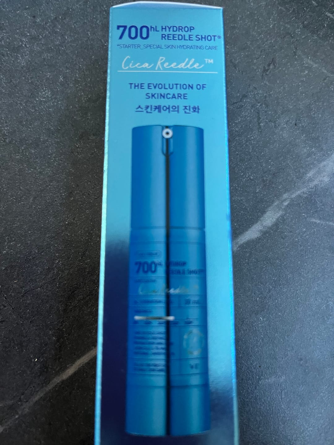Customer photo review of Nakts mitrinošas serums-būsteris ar mikroadatām VT Cosmetics Hydrop Reedle Shot 700 hL