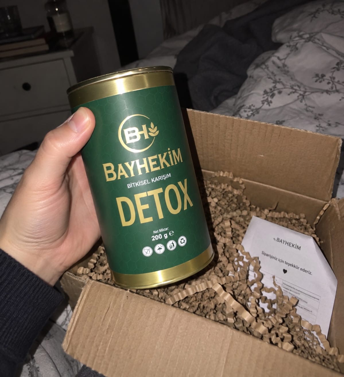 Customer photo review of BayHekim Detox Bitkisel Karışım Toz 200 Gr
