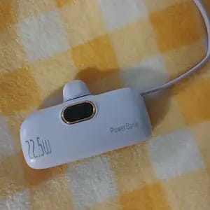 Customer photo review of Caricatore Portatile Compatto 5000mAh Ricarica Rapida 22.5W