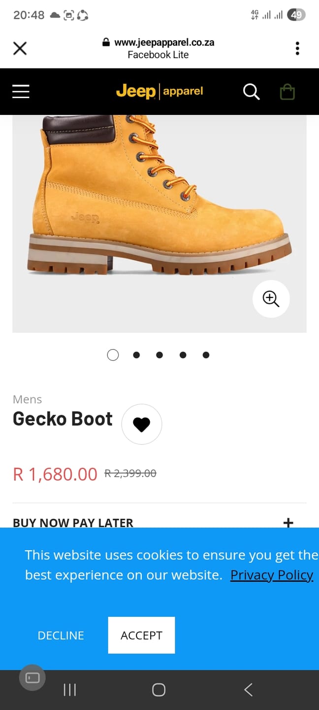 Customer photo review of Gecko Boot