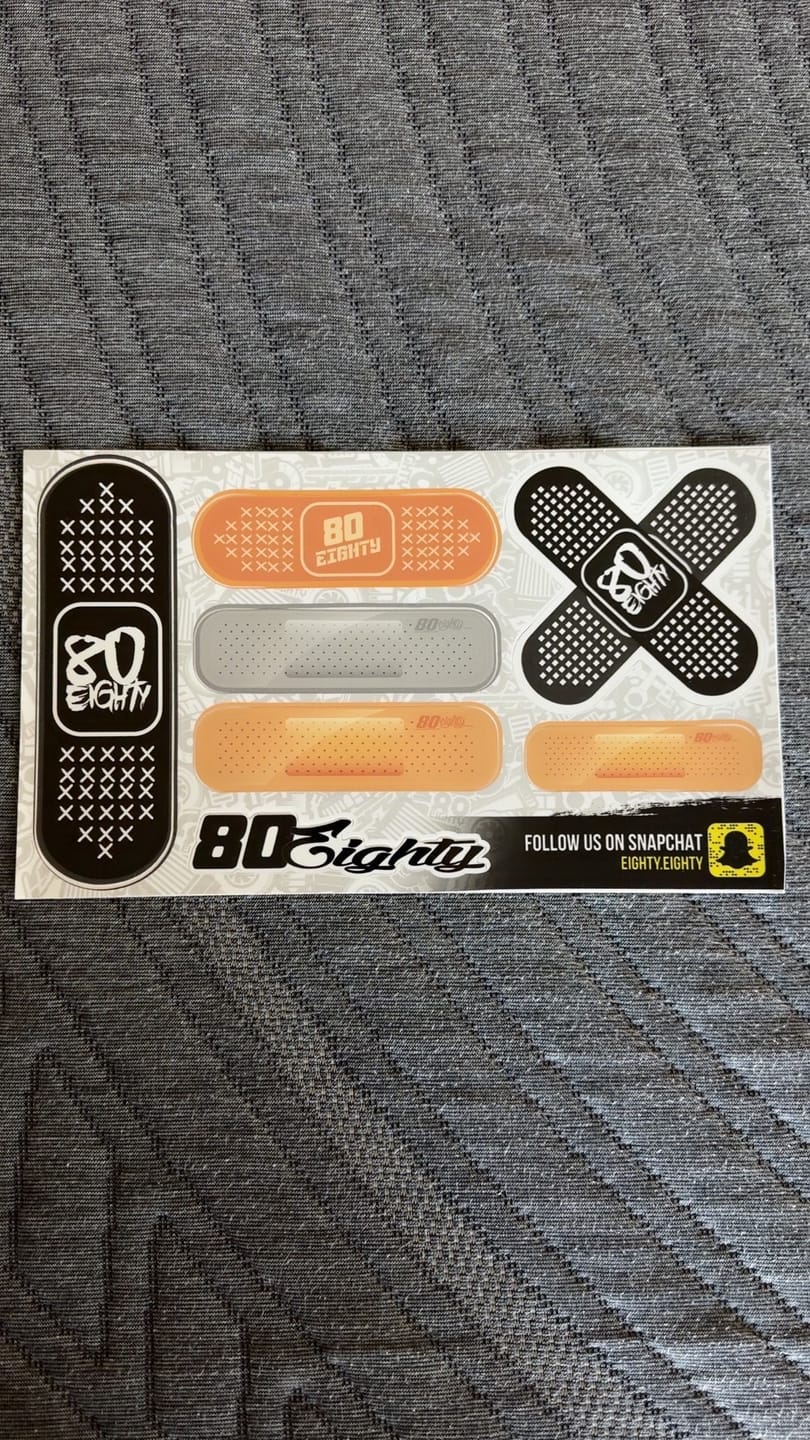 Customer photo review of 80Eighty® Bandaid Sticker Pack