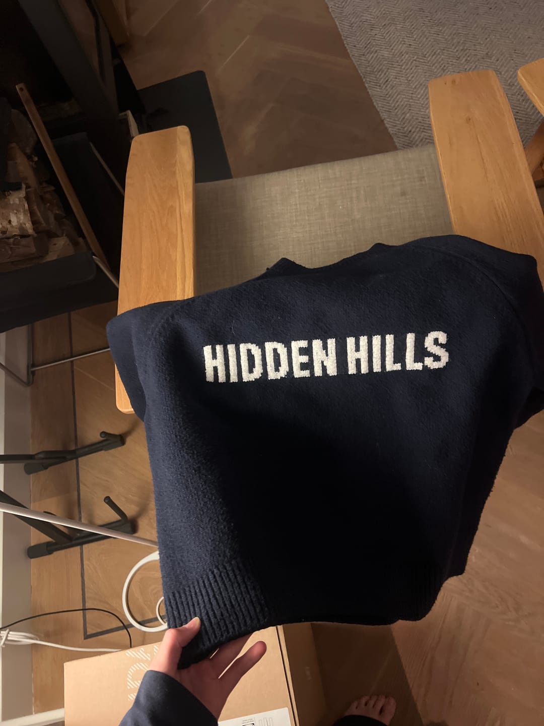 Kundenfoto-Bewertung von STRICKPULLOVER NAVY