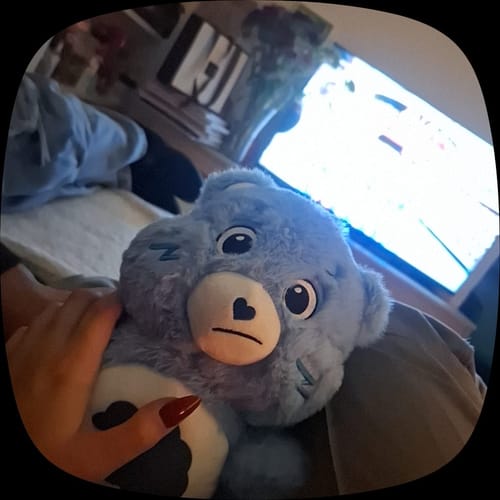 Customer photo review of Peluche Gruñosito Azul 25 Cm en Caja - Ositos Cariñositos