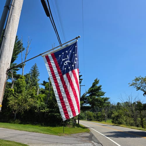 Customer photo review of 3' x 5' Bennington Flag