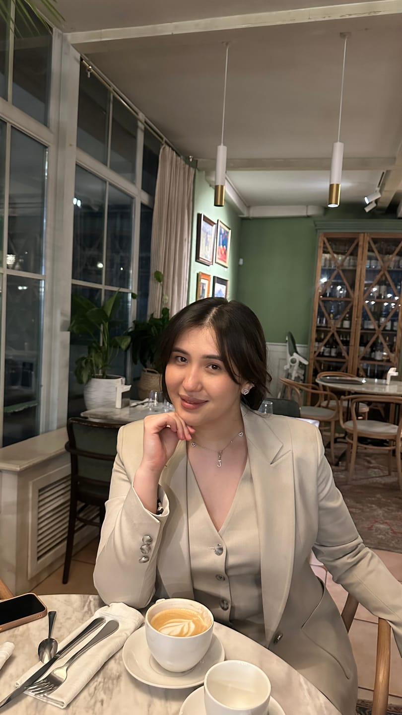 Customer photo review of Heart Stud Earrings