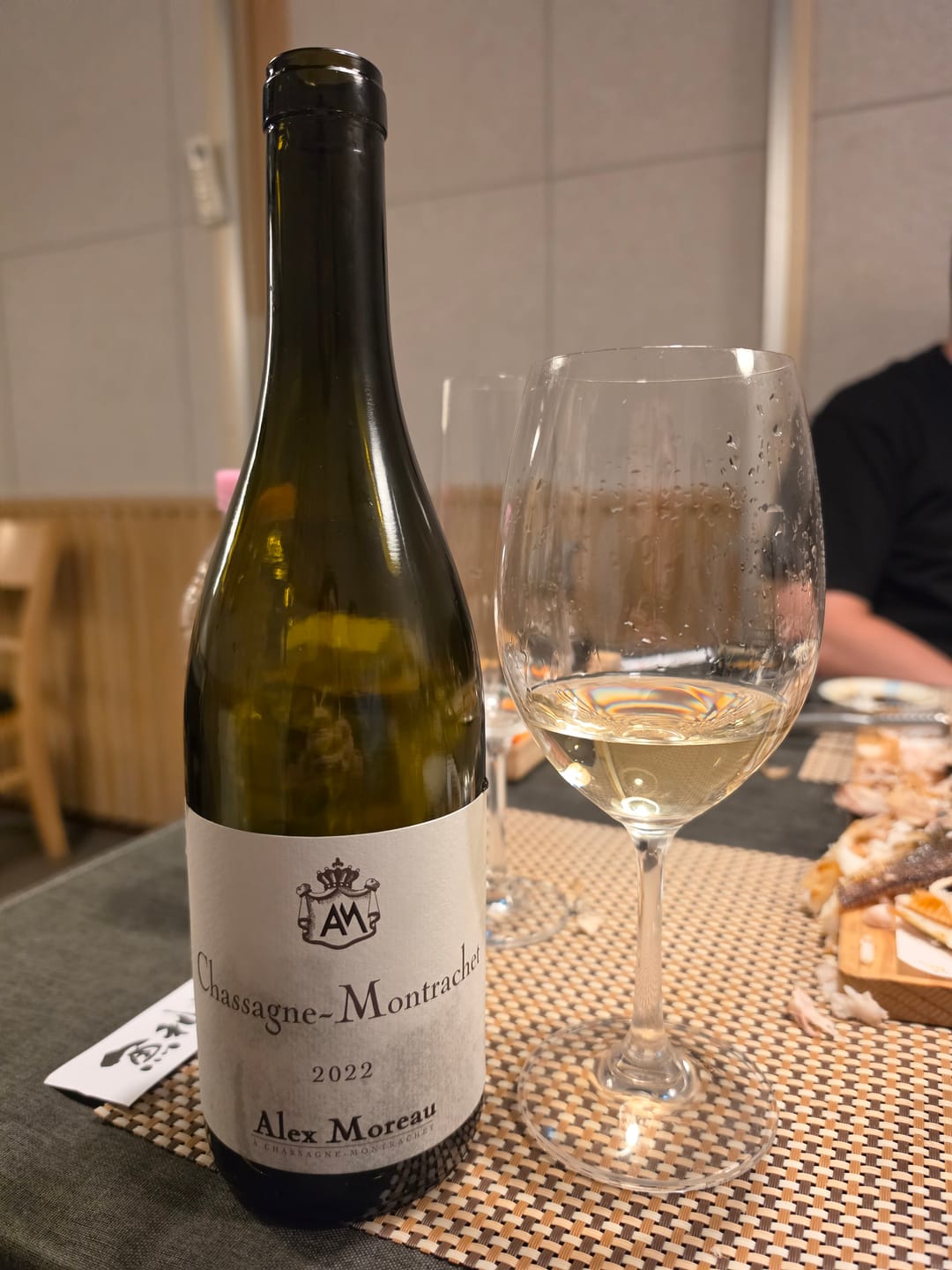 Customer photo review of Alex Moreau Chassagne Montrachet Blanc 2022