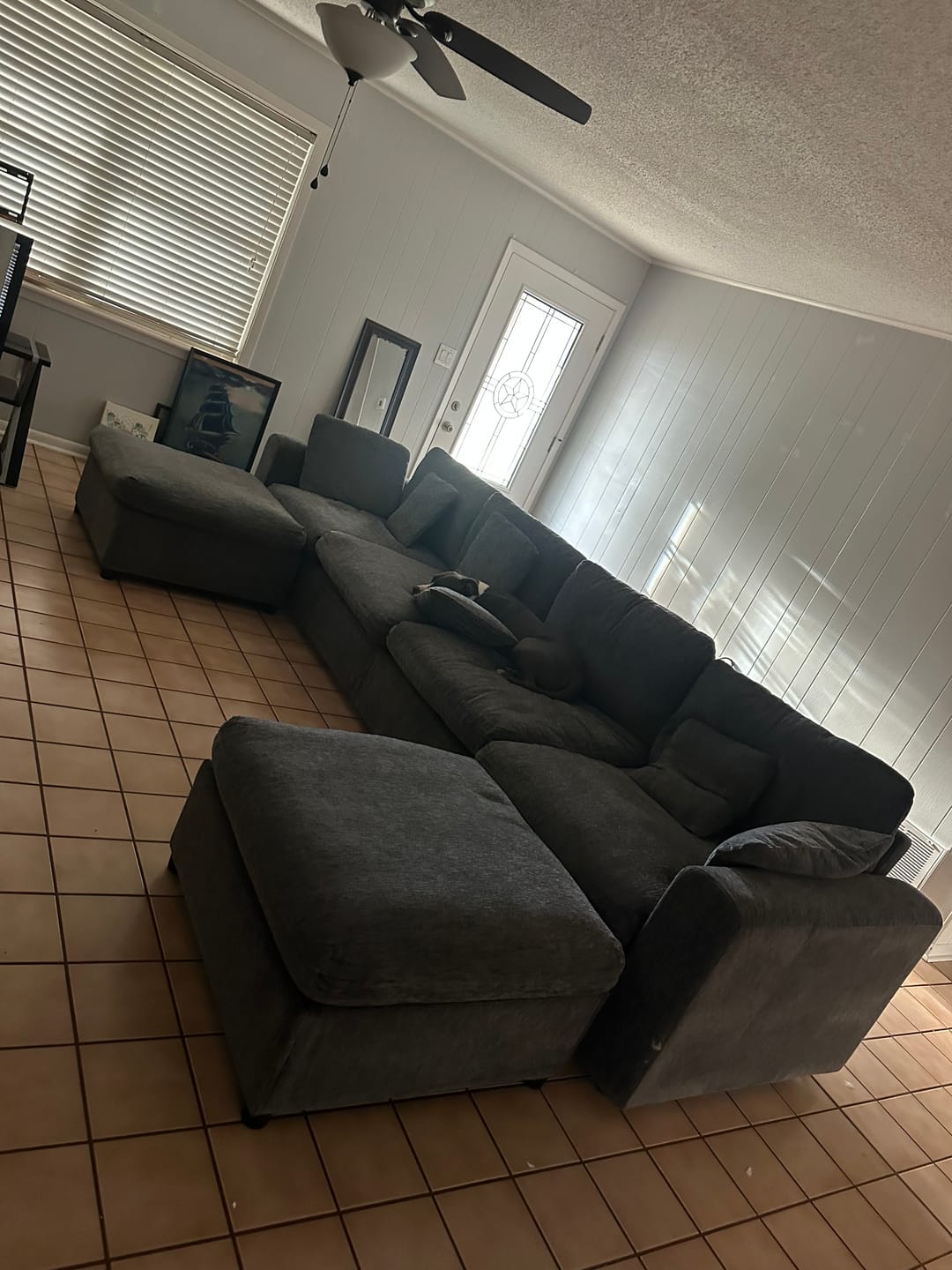 Customer photo review of Grand Cloud Modular Sectional Sofa