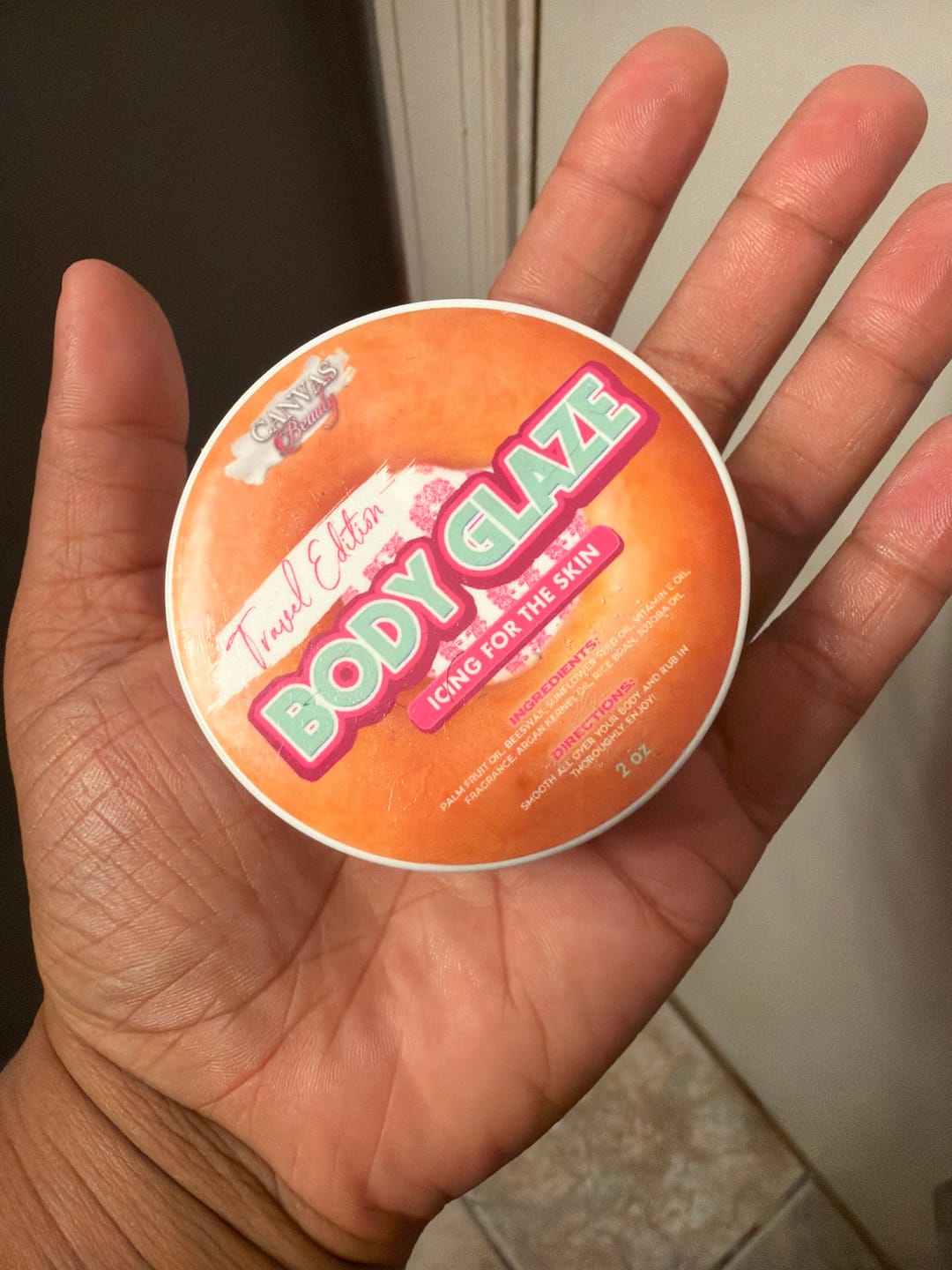 Customer photo review of (NEW) TRAVEL GLAZE: GLAZED DONUT