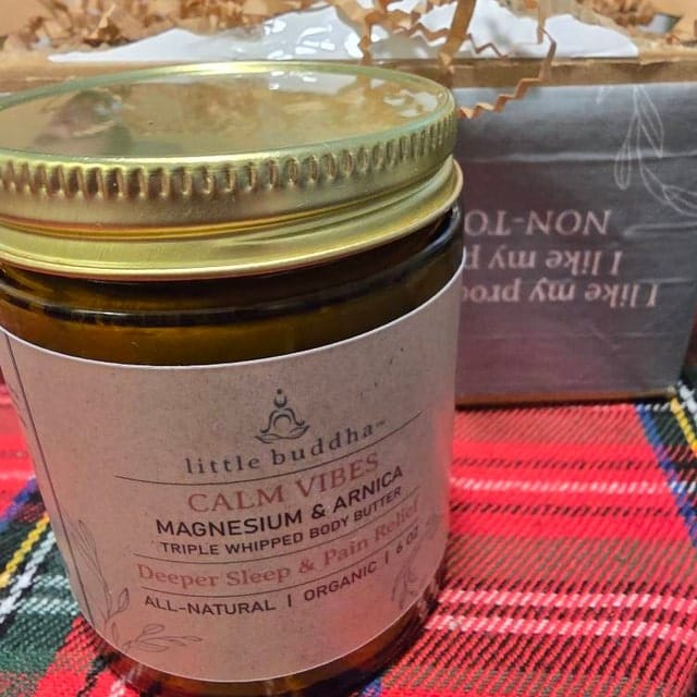 Customer photo review of Calm Vibes Magnesium & Arnica Body Butter