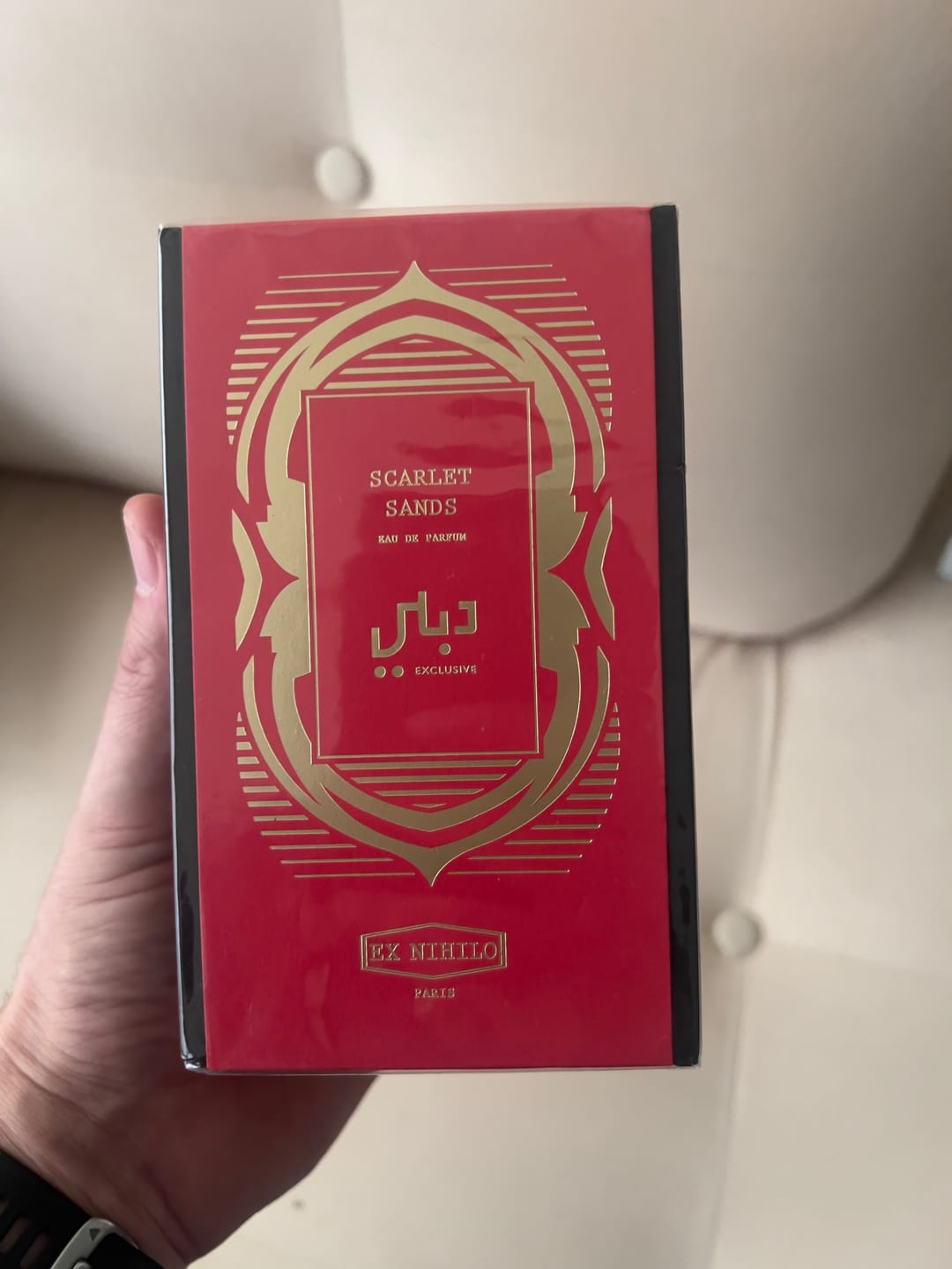Customer photo review of Scarlet Sands – Ex Nihilo | Oriental Floral | Retail