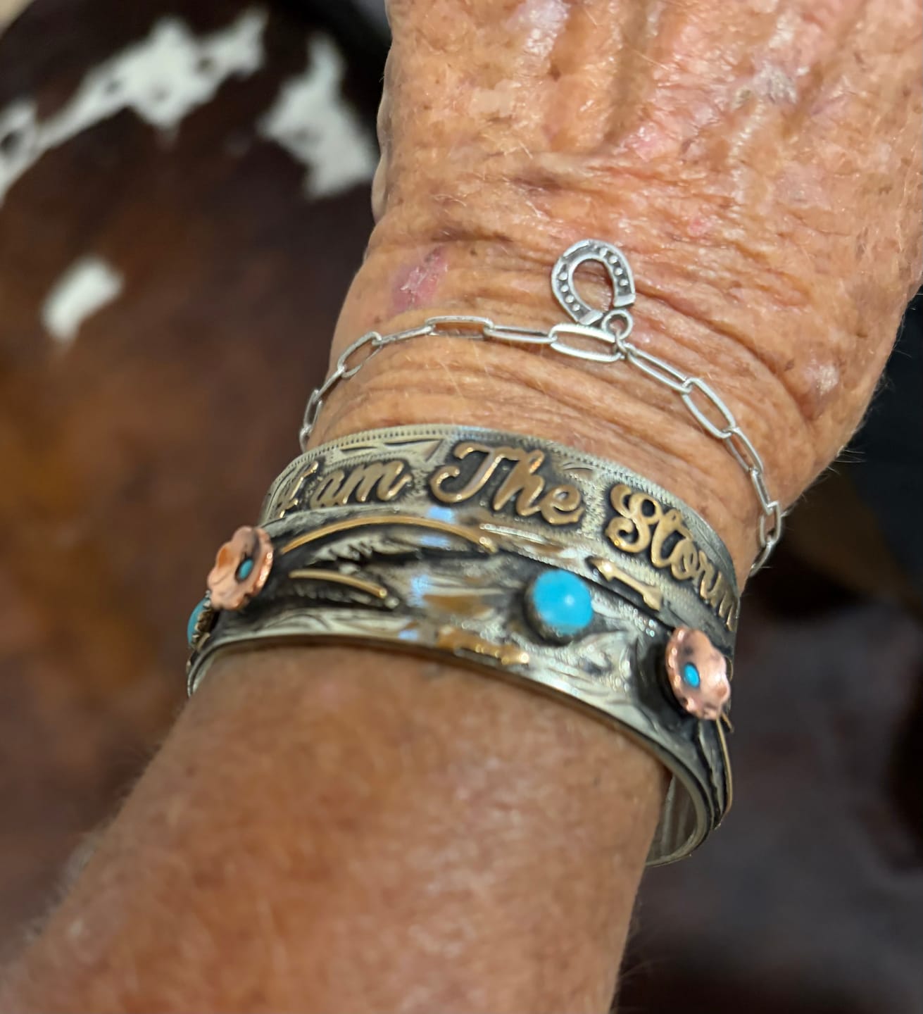 Customer photo review of Quote Bracelets