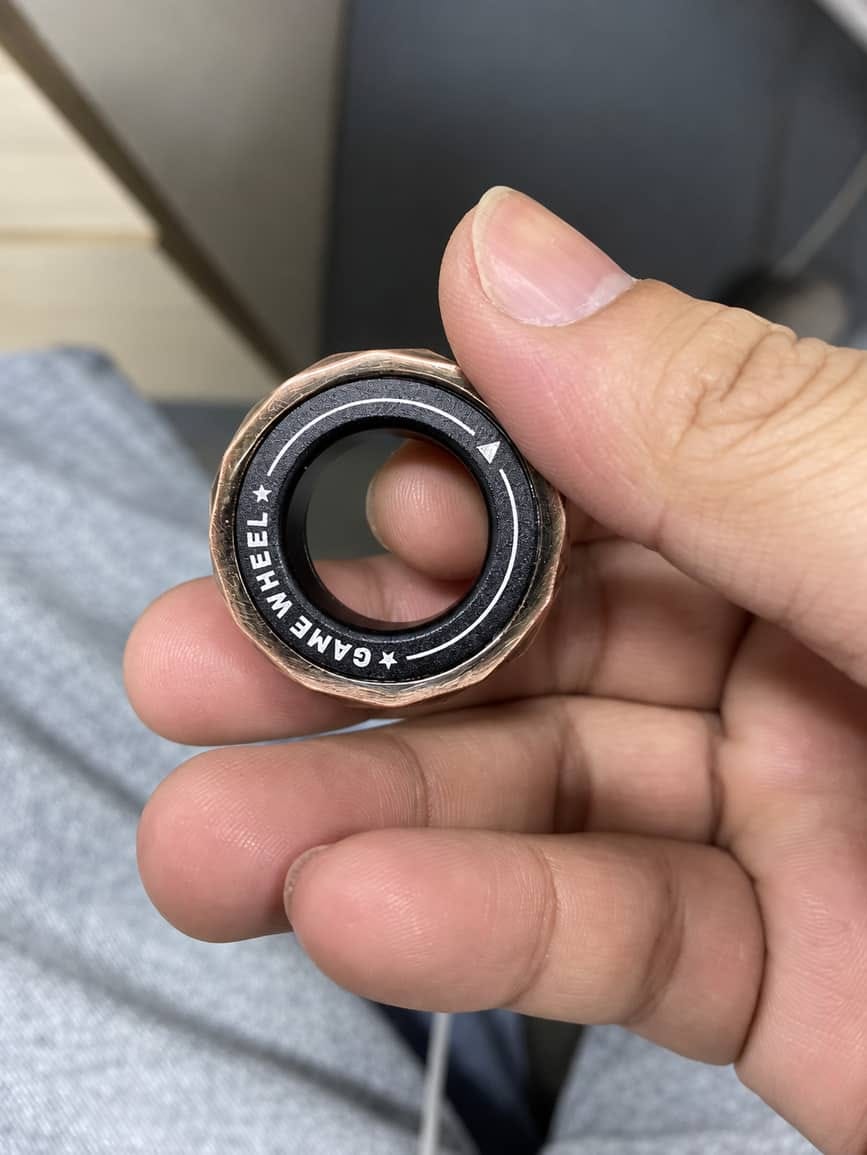 Customer photo review of D12 Magnetic Decision Ring