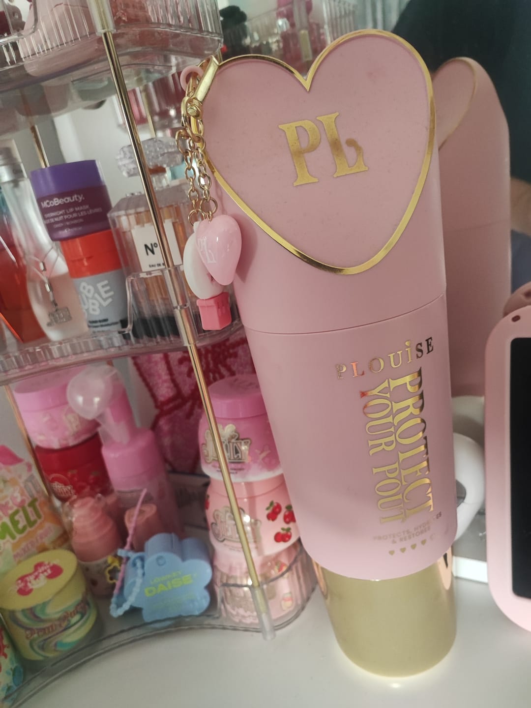 Customer photo review of Protect Your Pout Lip Conditioner XL PR Gift Set
