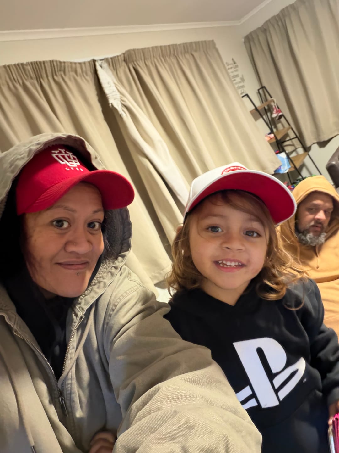 Customer photo review of A-FRAME HAT - CHERRY WHITE