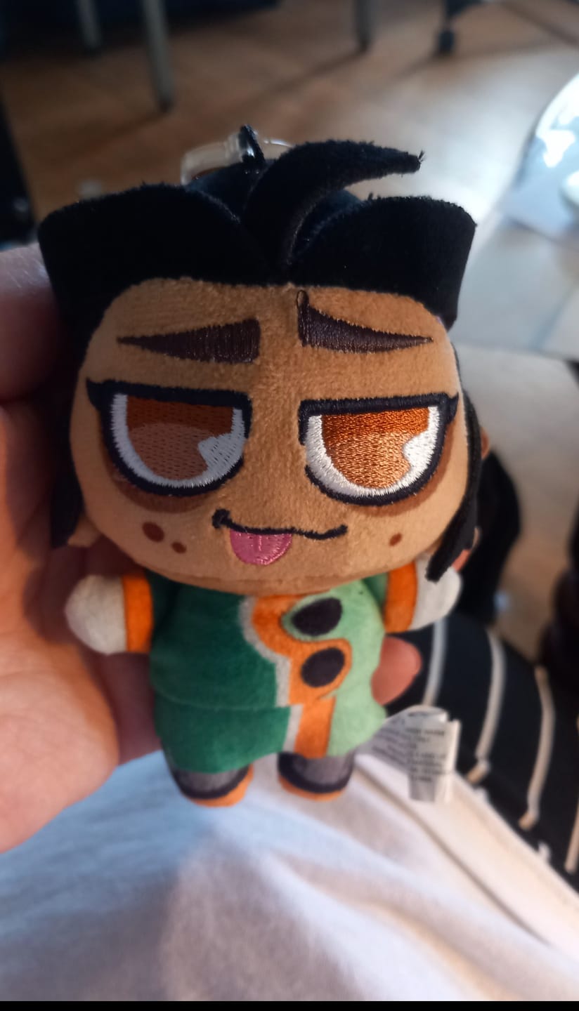 Customer photo review of Andi Plush Keychain