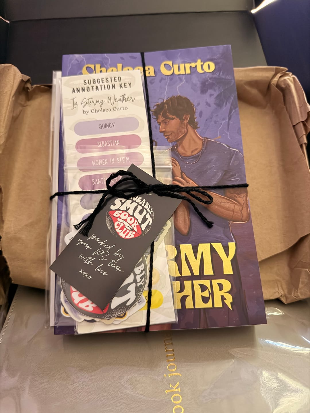 Customer photo review of good girl book club subscription