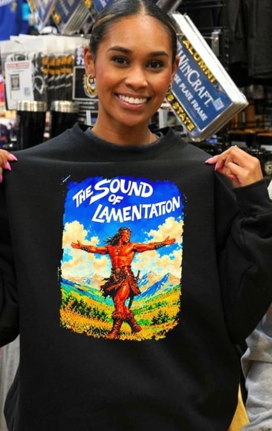 Customer photo review of The Sound of Lamentation T-Shirt