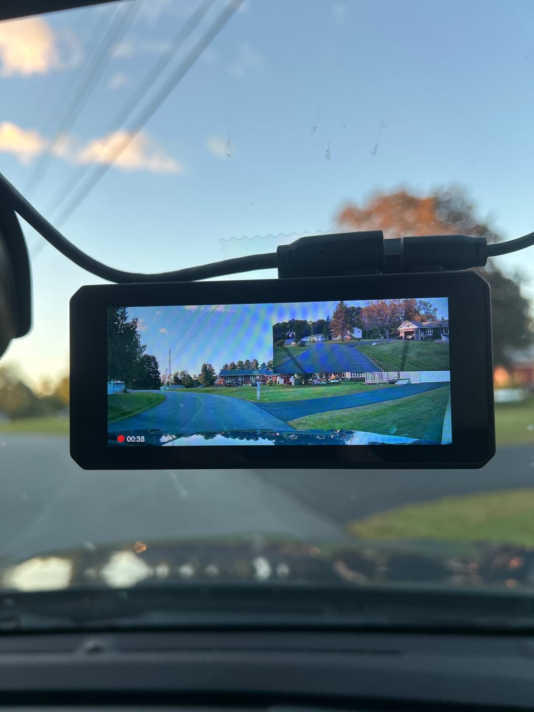 Customer photo review of F77 STARVIS 2 4K+4K Dual IMX678 Wi‑Fi Dash Cam