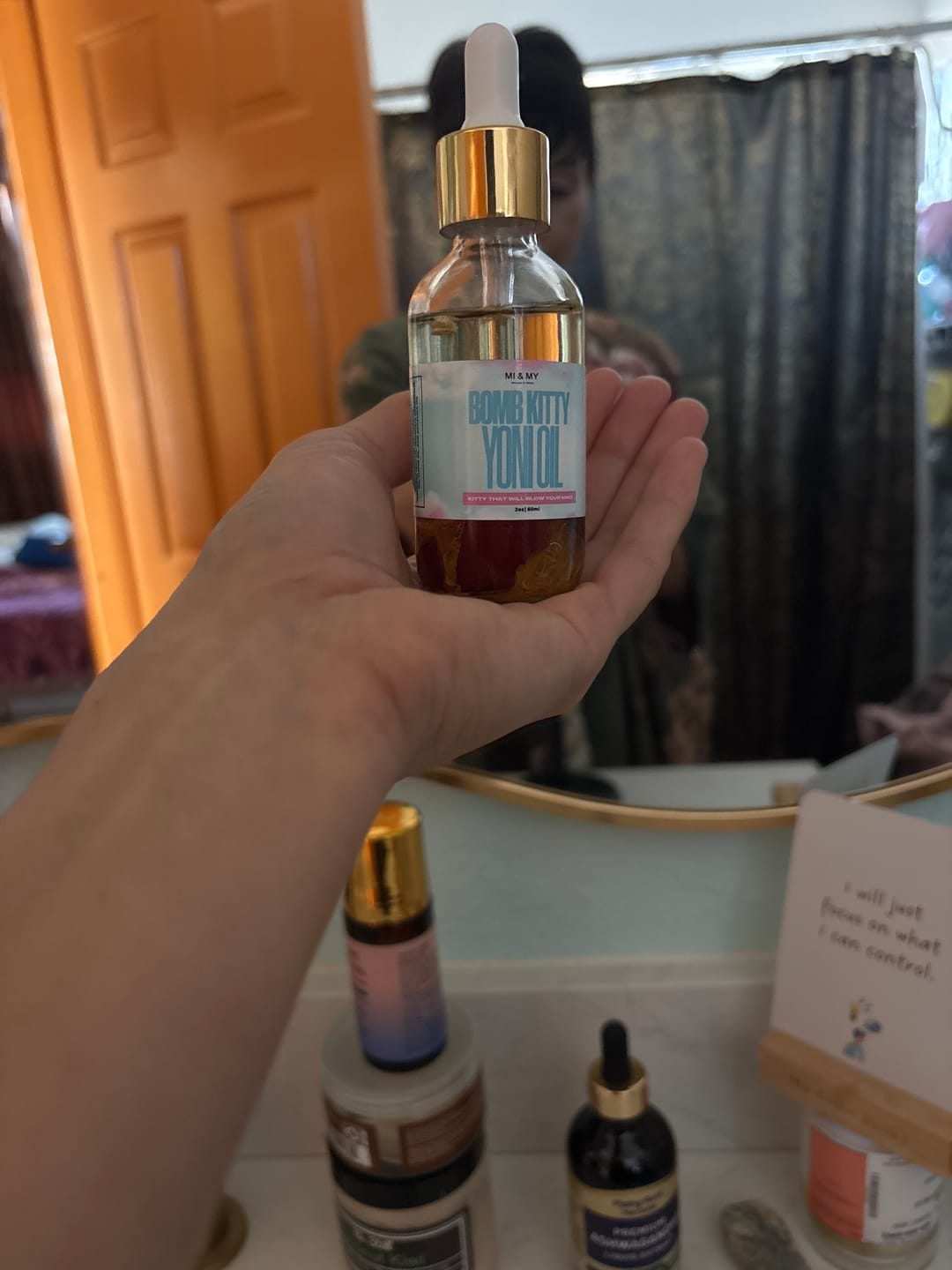 Customer photo review of Bomb Kitty Yoni Oil