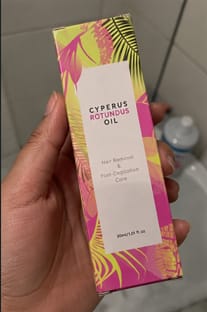 Customer photo review of Aceite Reductor del Vello con Cyperus Rotundus