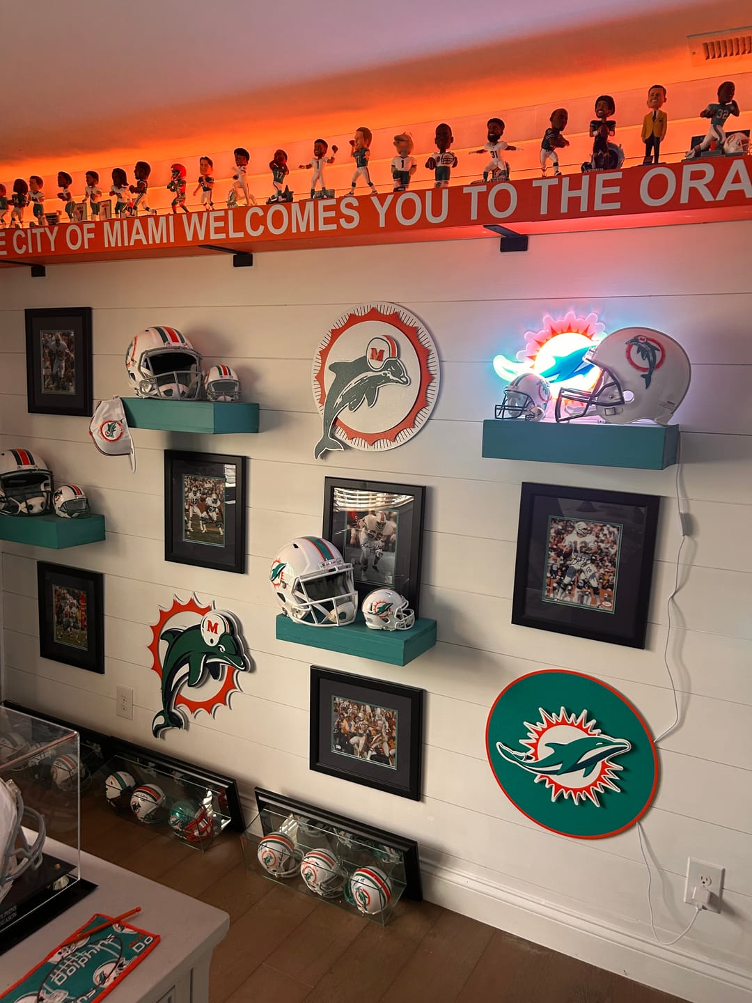 Customer photo review of Miami Dolphins CRAFT SERIES 3D Embossed Metal Wall Art