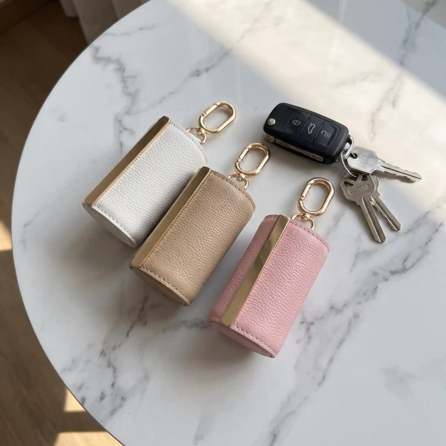 Customer photo review of Tote Bag 3-in-1: Charm, Chiavi, Borsa