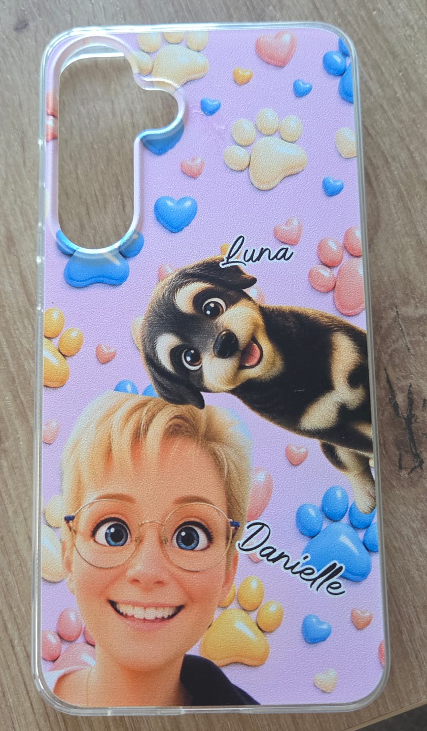 Customer photo review of Personalisierte Handyhülle - Cartoon