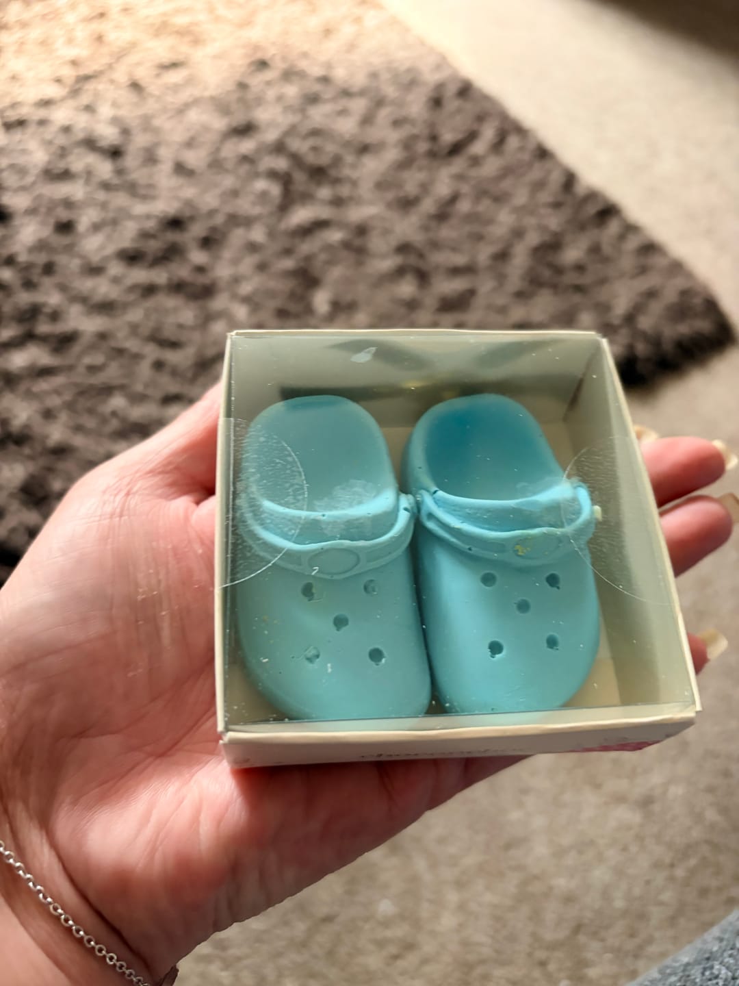 Customer photo review of Blue Chocolate Chocs
