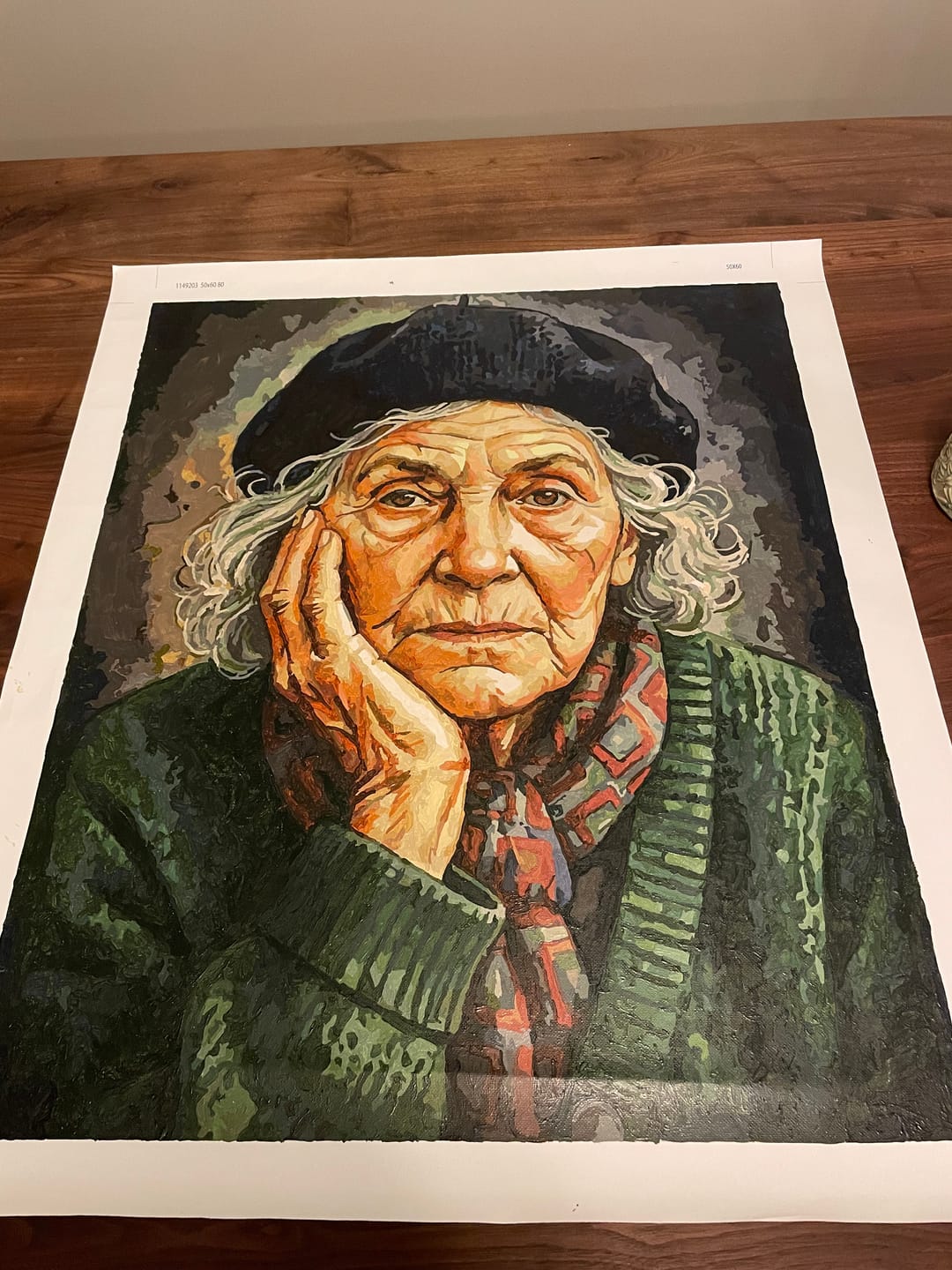 Customer photo review of The Artist’s Reflection (80 Color Paint by Numbers)