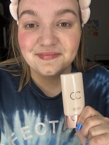Customer photo review of Base Ela™ CC sérum tonalizante corretor de cor