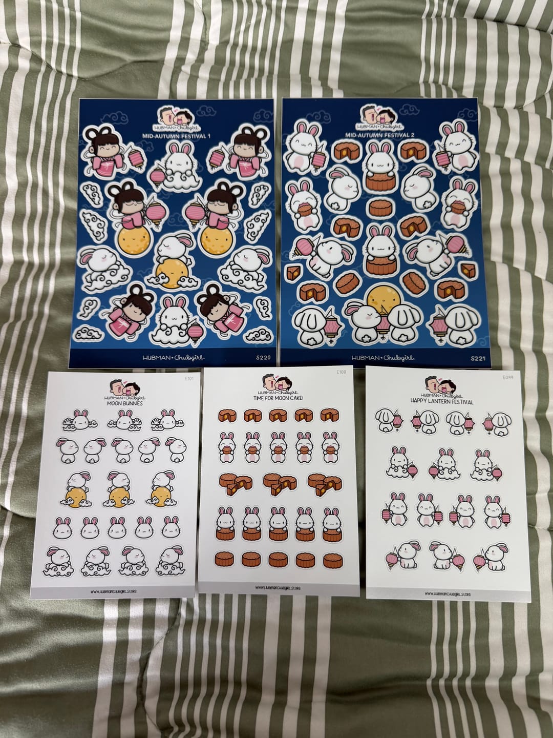 Customer photo review of Mid-Autumn Festival 2 Sticker Sheet