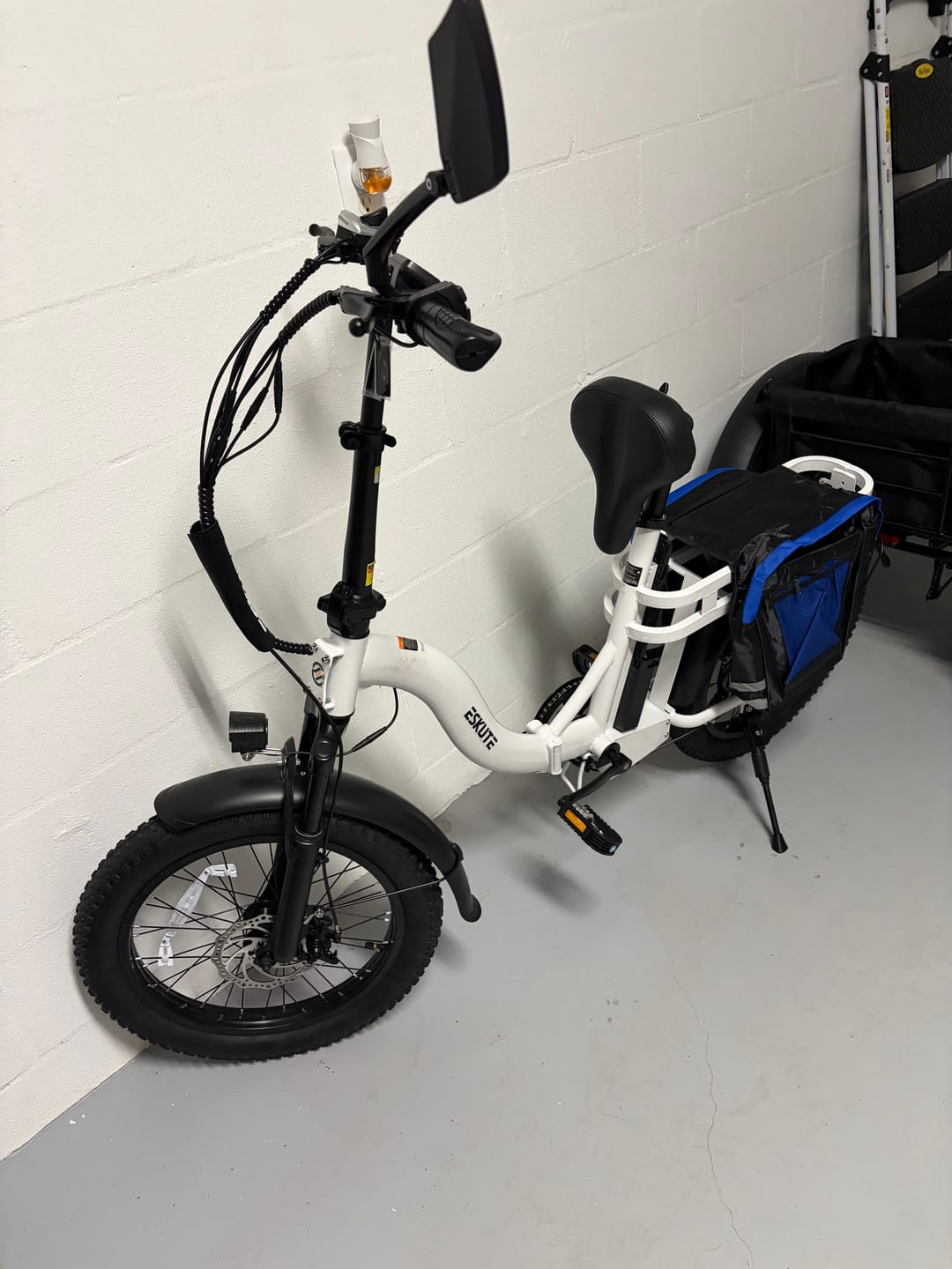 Customer photo review of Eskute® D200 Folding Electric Bike for Adults