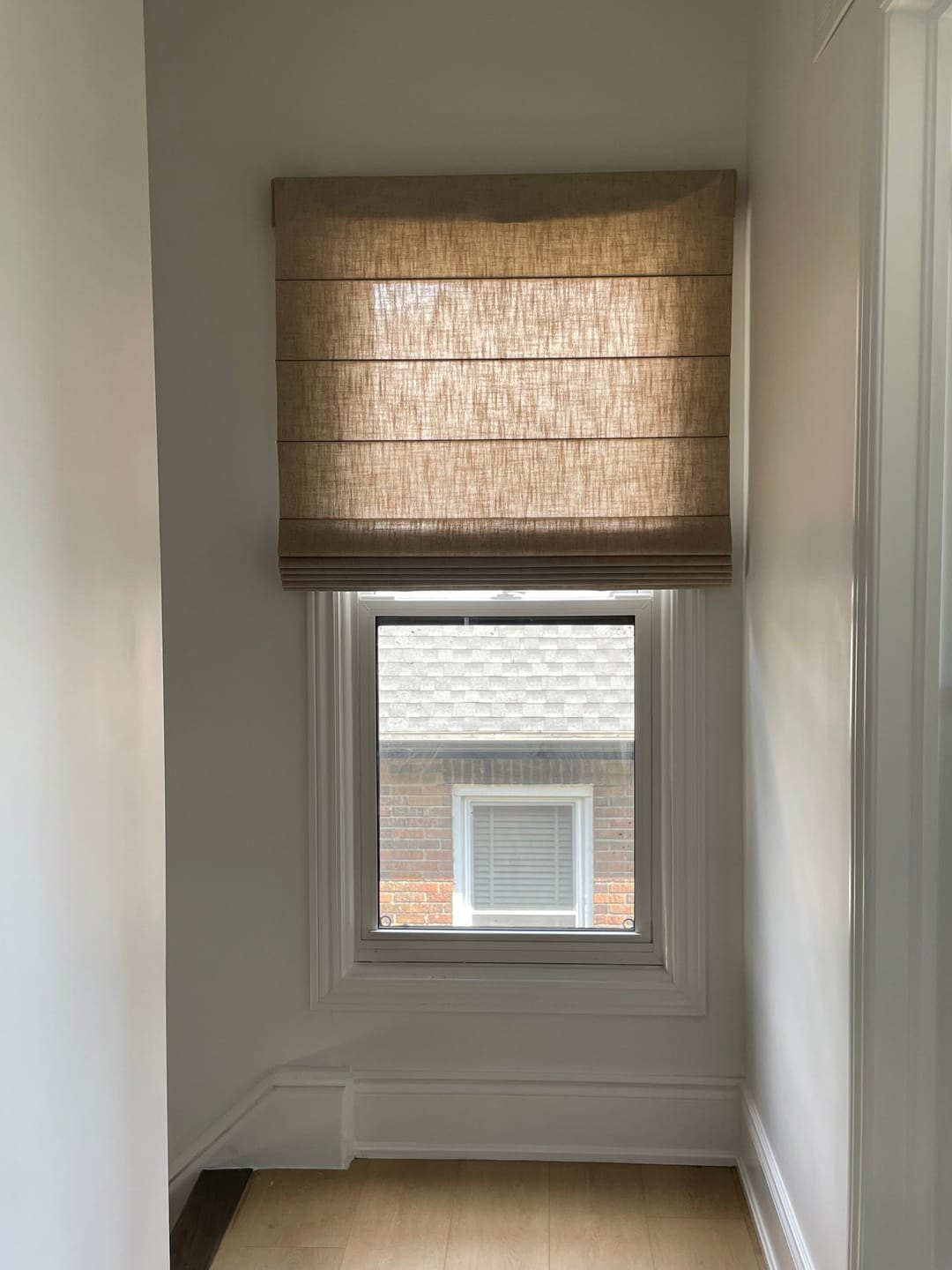 Customer photo review of Capri Coastal Roman Shades