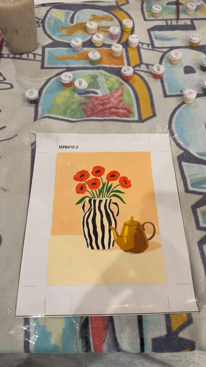 Customer photo review of 6 Mini Paintings - Blooming Vases Set