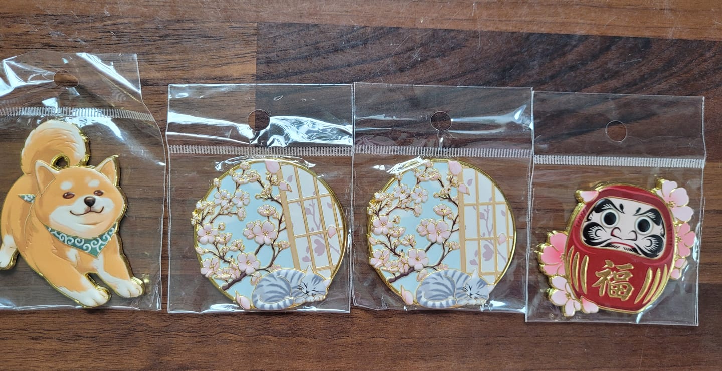 Customer photo review of Japanse Metalen Magneet – Schattige Shiba Inu