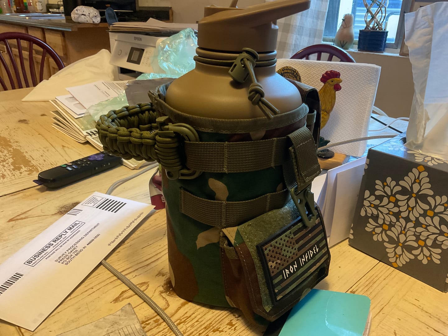 Customer photo review of 64oz Battle Bottle Water Bottles