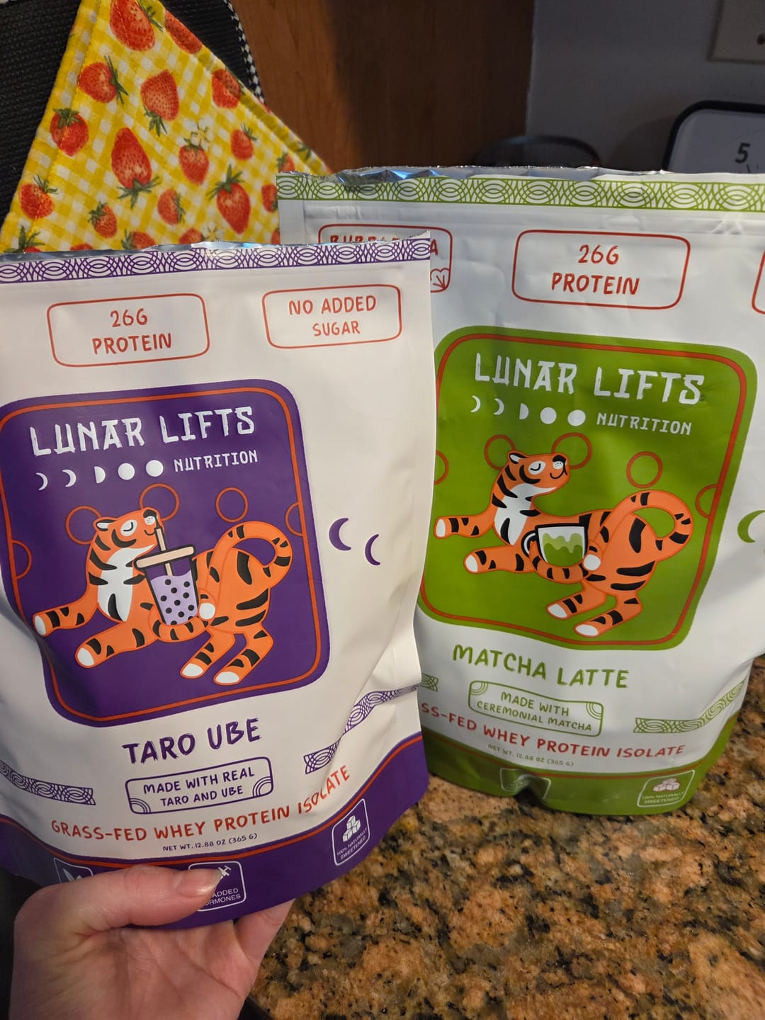 Customer photo review of Taro Ube Whey Protein
