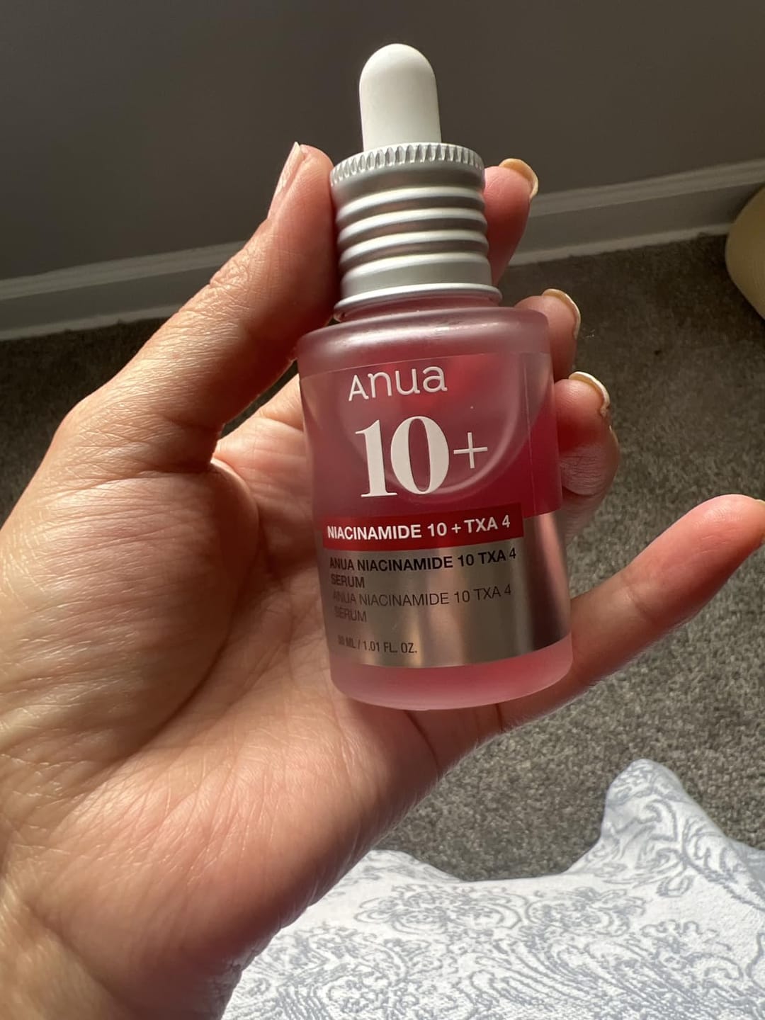 Customer photo review of Anua - Niacinamide 10 + TXA 4 Serum