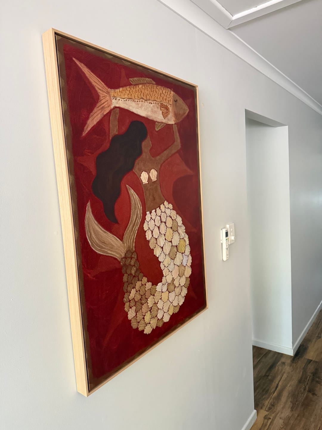 Customer photo review of Sally by Erin Champ | Framed Canvas Art Print