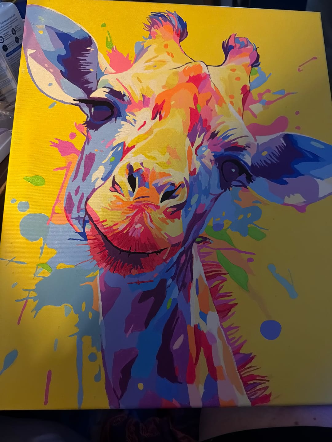 Customer photo review of Colorful Giraffe