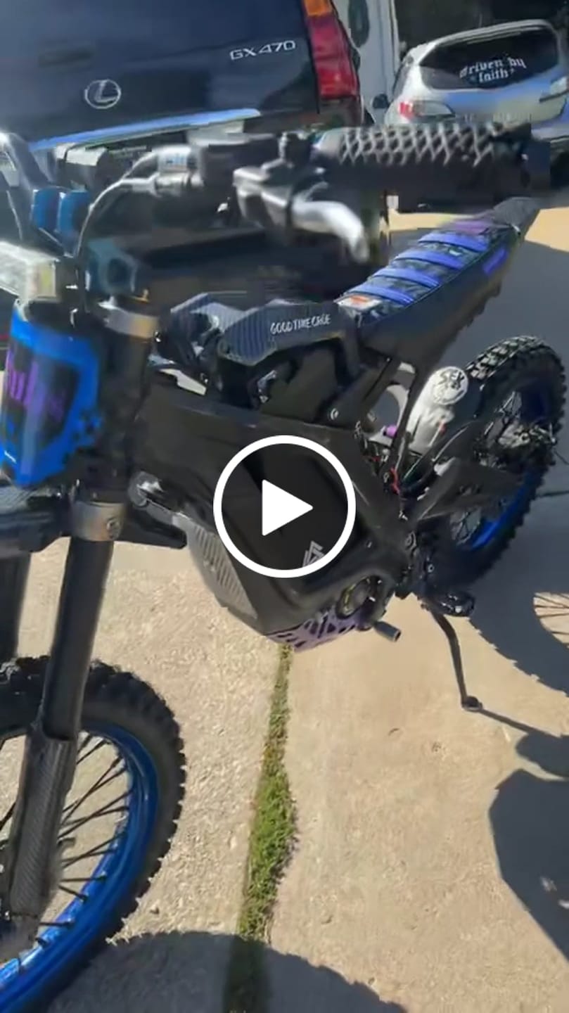 Customer video review of Custom Seat Cover: Sur-Ron Light Bee X