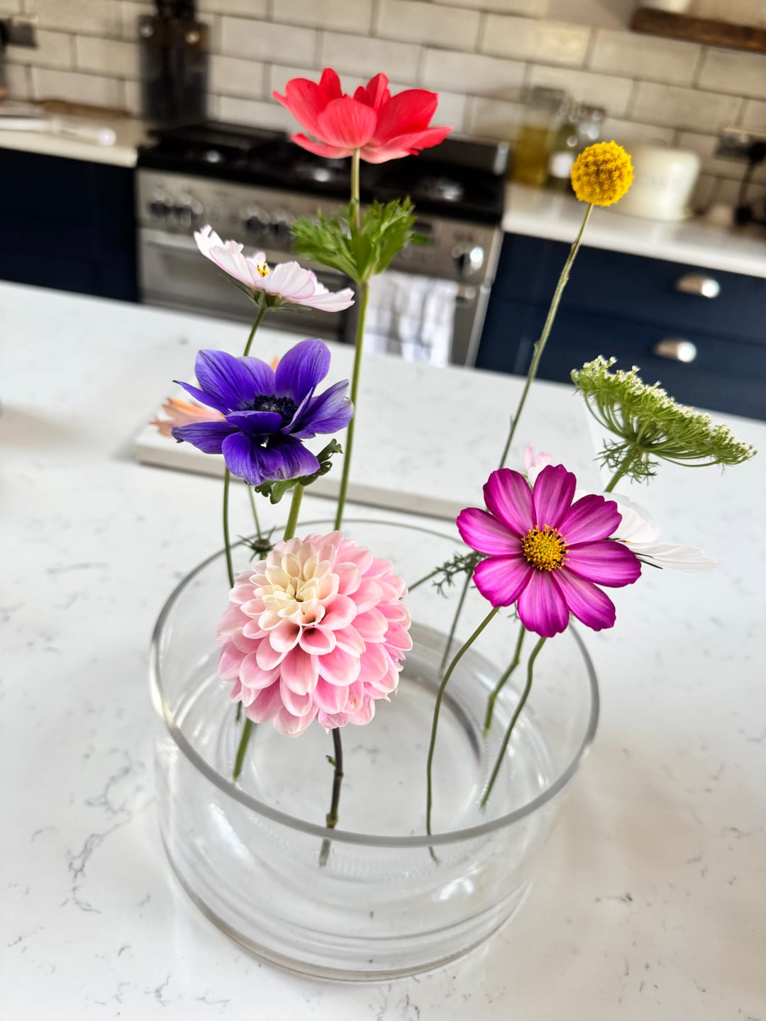 Customer photo review of Kenzan Ring 150 mm Acrylic Flower Frog