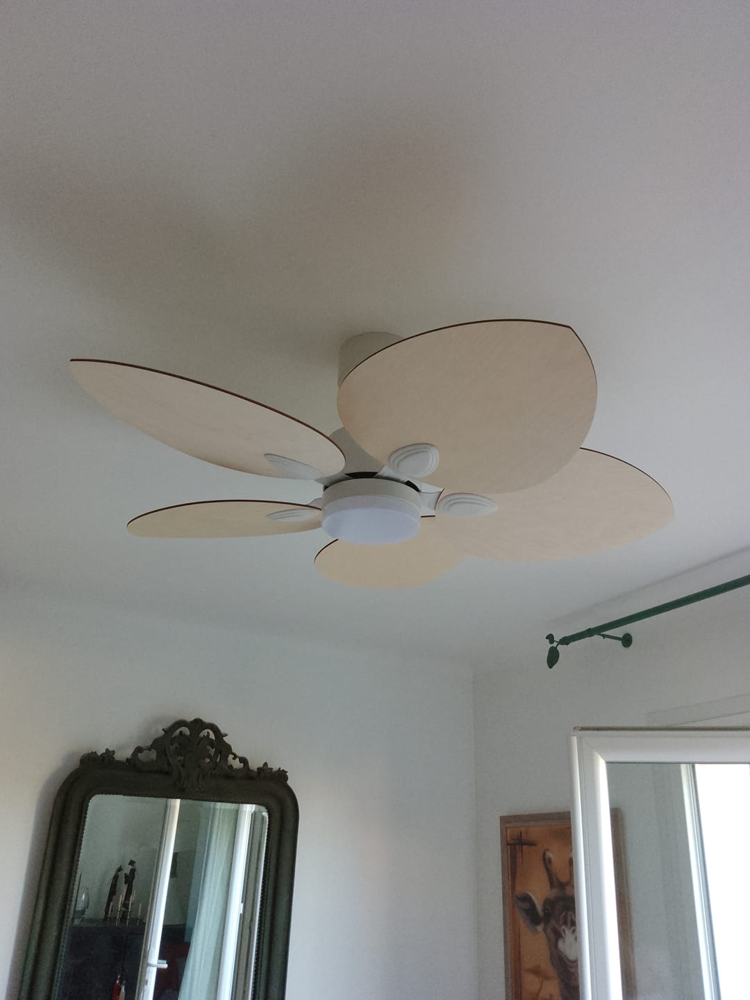 Customer photo review of Dahlia | Ventilateur de plafond