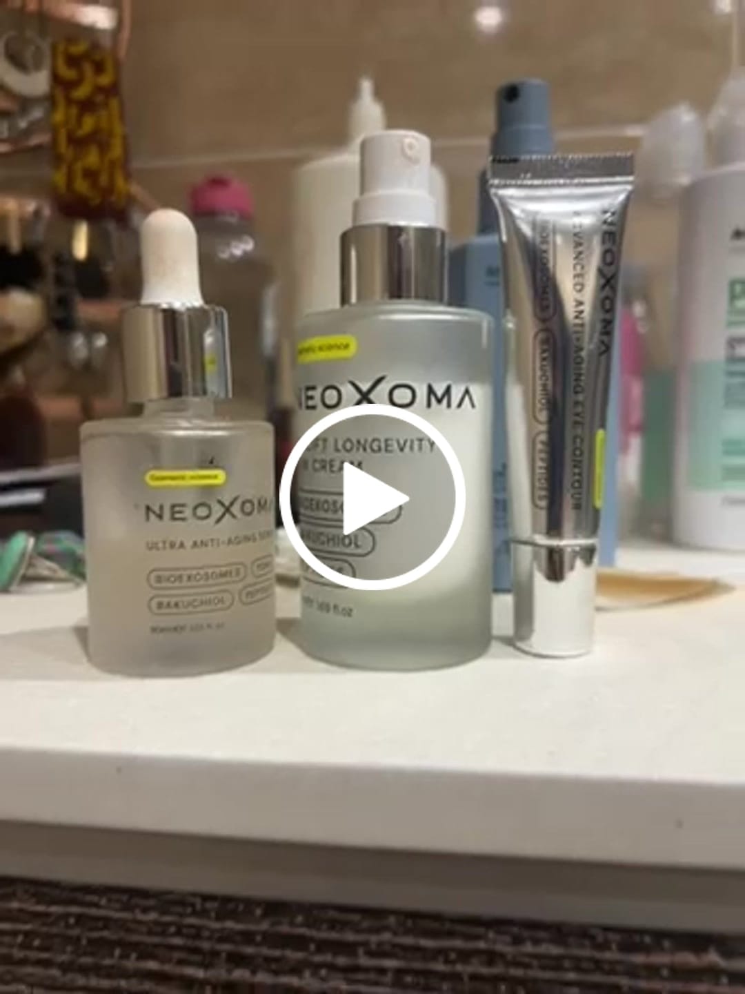 Customer video review of Pack Advanced Longevity: Sérum, Contorno, Crema