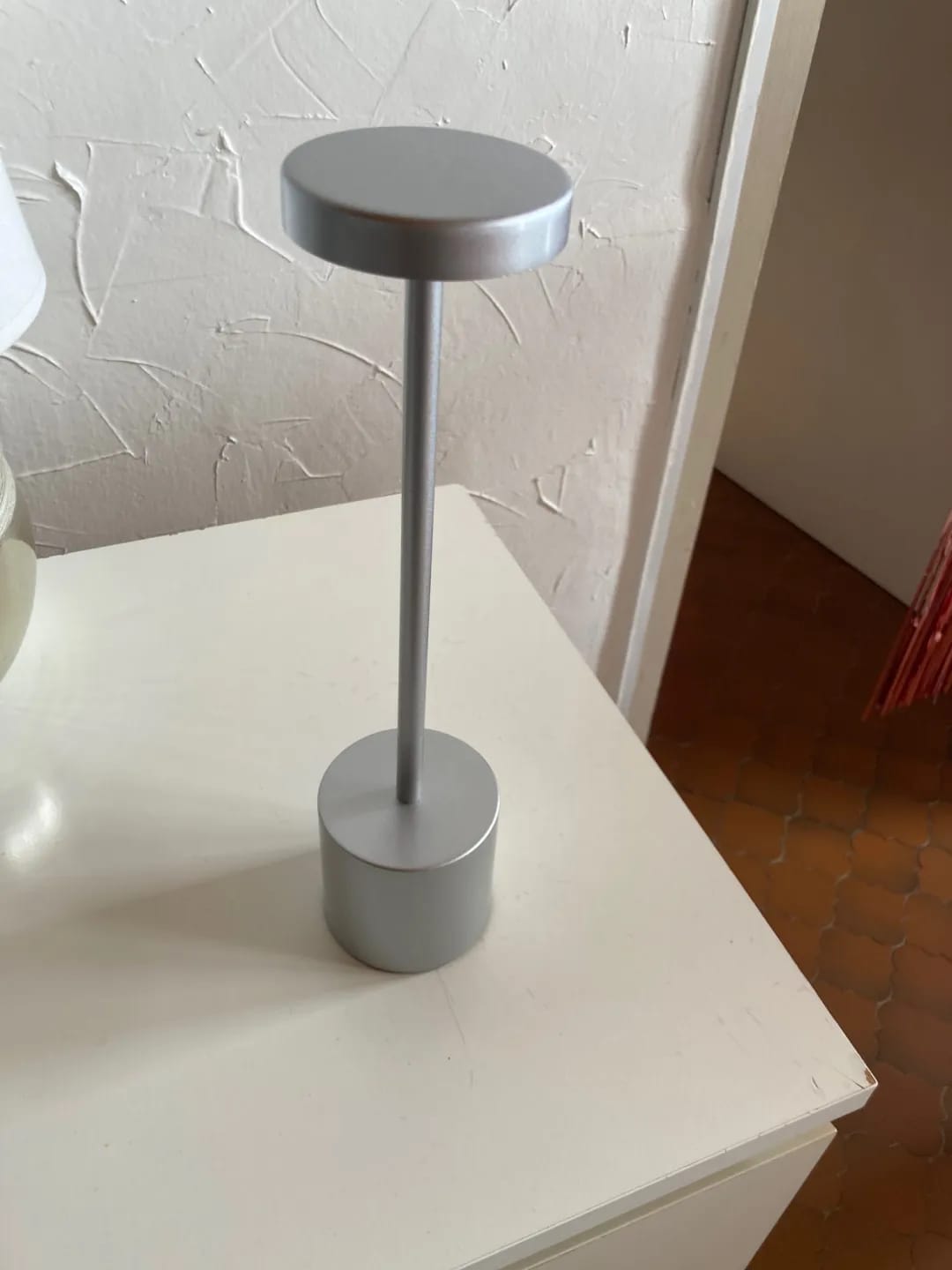 Customer photo review of Gold Table Lamp for Bedside, Cordless Rechargeable, 34 cm