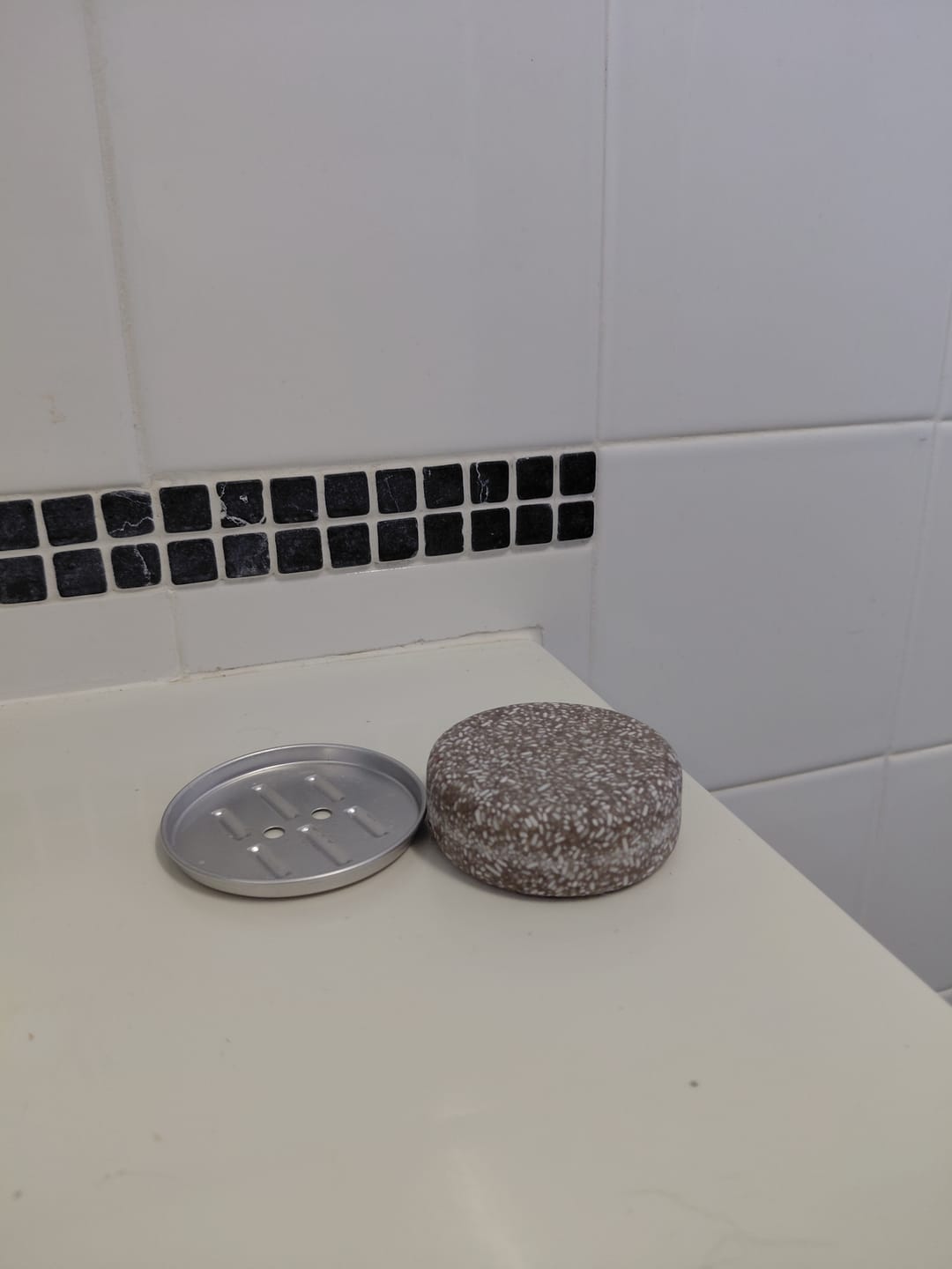 Customer photo review of Argan Oil Shampoo Bar