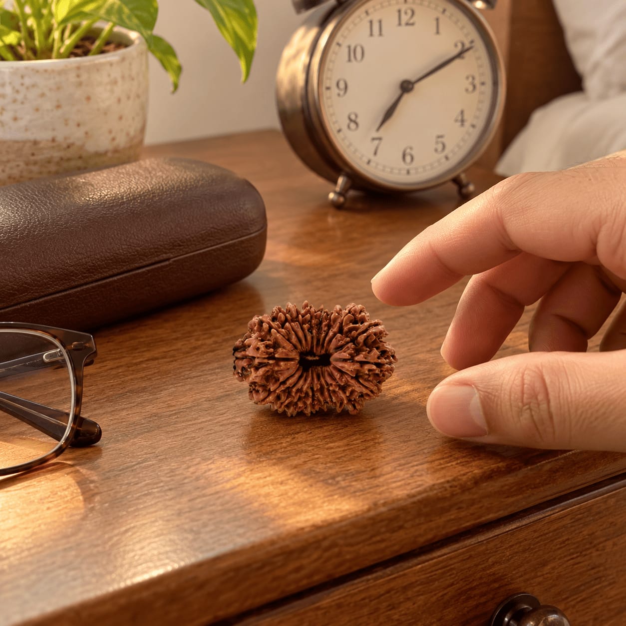 Customer photo review of Original 16 Mukhi Rudraksha (Nepali)