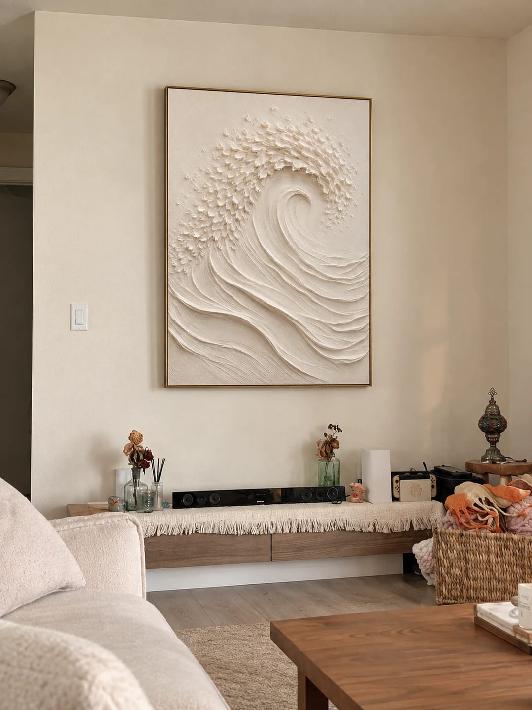 Customer photo review of Textured & Impasto Art｜Ivory Crest