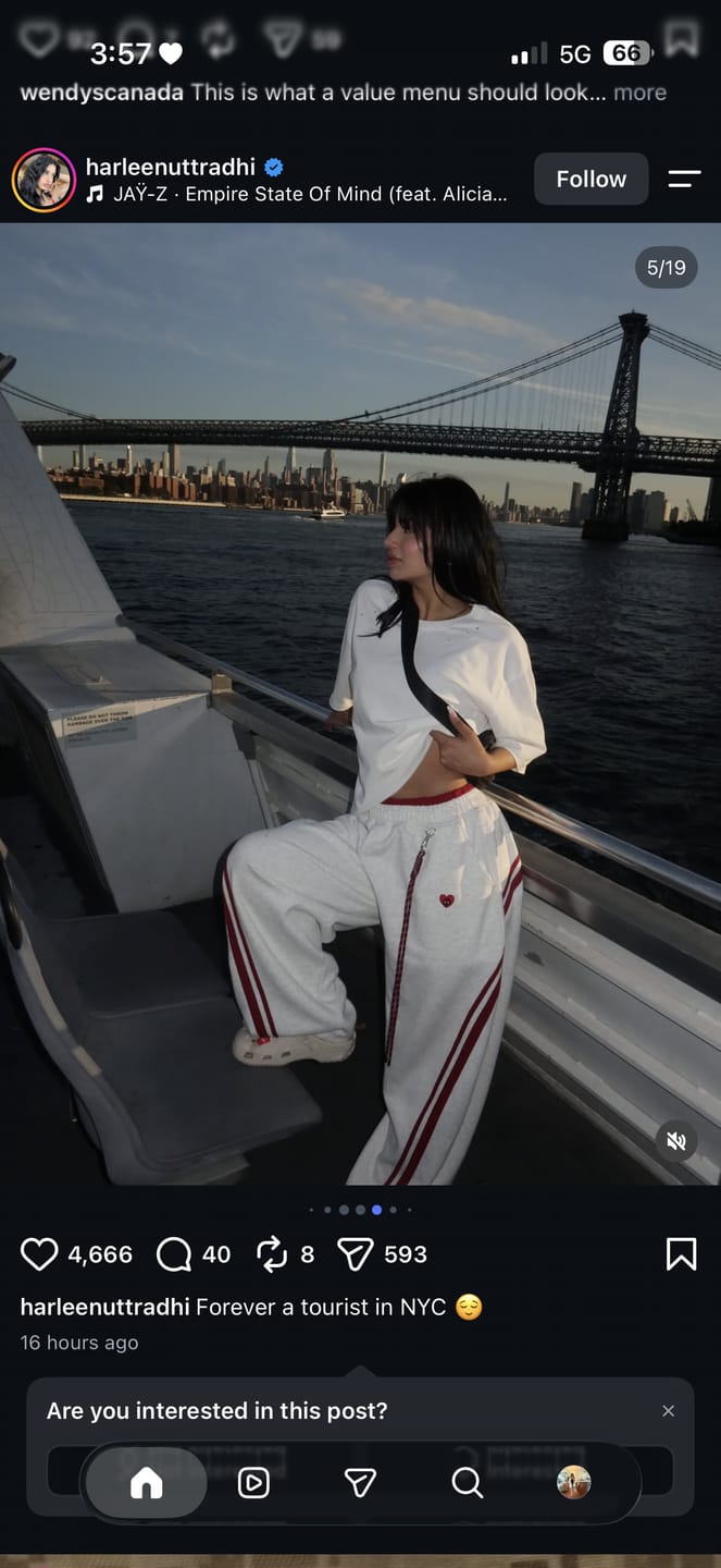 Customer photo review of Aelfric Eden Cropped Contrast Stripe Zip Up Hoodie