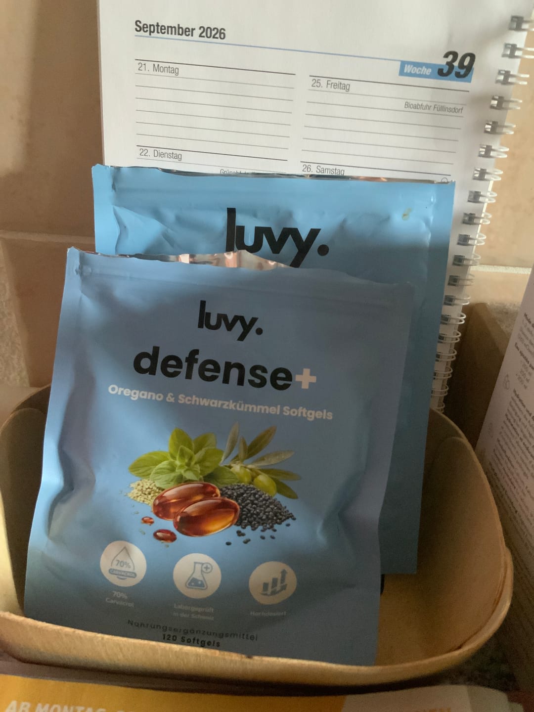Customer photo review of DEFENSE+ | Oregano, Schwarzkümmel & Olivenblatt Softgels